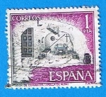 Stamps Spain -  Prision de Cervantes, Algamasilla de Alba (Ciudad Real)