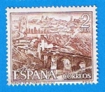 Stamps Spain -  Puente de San Martin, (Toledo)