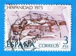 Sellos de Europa - Espa�a -  HispanidadUruguay, (Fortaleza de Santa Teresa)