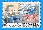 Sellos de Europa - Espaa -  Centenario de Telefono, (Graham Bell)