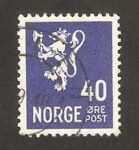 Stamps Norway -  león heráldico