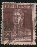 Sellos de America - Argentina -  General José de San Martín