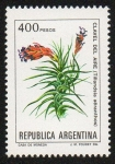 Sellos de America - Argentina -  Clavel del aire