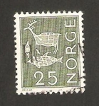 Stamps Norway -  reno, pez y cepo