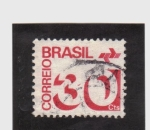 Sellos de America - Brasil -  Correo postal