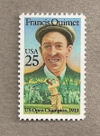 Sellos del Mundo : America : United_States : Francis Ouimet, jugador de golf