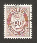 Stamps Norway -  trompeta postal