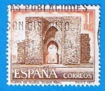 Stamps Spain -  Puerta de Toledo, (Ciudad Real)