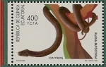 Sellos de Africa - Guinea Ecuatorial -  Fauna Autóctona - Serpiente