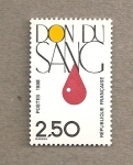 Stamps France -  Donación de Sangre