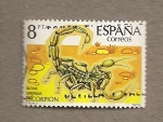 Stamps Spain -  Escorpión