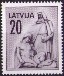 Stamps Latvia -  