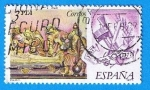 Stamps Spain -  2461  Juan de Juni y Santo entierro