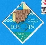 Stamps Spain -  Adhesion de españa al consejo de Europa