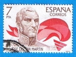 Sellos de Europa - Espa�a -  America-españa.(Jose San Martin (1778-1850)