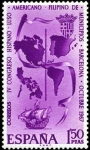 Stamps Spain -  IV Congreso Hispano-Luso-Americano-Filipino de Municipios