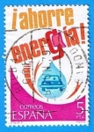 Stamps Spain -  Ahorro de energia (Automovil)