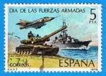 Stamps Spain -  Dia de las fuerzas Armadas