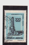 Stamps Argentina -  Monumento a la bandera-Rosario