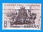 Sellos de Europa - Espaa -  La Hacienda y los Borbones. ( Escudo de Armas de la casa de la aduana de Madrid )