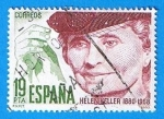 Stamps Spain -  Centenario de Helen Keller