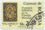 Stamps Bolivia -  Philasedica 79. Exposicion Internacional de Filatelia. Sofia Bulgaria