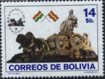 Sellos del Mundo : America : Bolivia : Conmemoracion de la Exposicion filatelica mundial en Madrid - Espamer 80