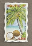 Stamps Mayotte -  Cocos y cocotero