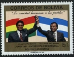 Sellos del Mundo : America : Bolivia : Entrevista presidencial Bolivia - Argentina