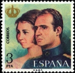 Sellos del Mundo : Europa : Espaa : Don Juan Carlos I y Doña Sofía, Reyes de España