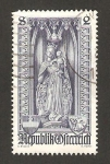 Stamps : Europe : Austria :  estatuas de santos de la catedral de san etienne de viena, la virgen