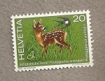 Stamps Switzerland -  Proteged a los animales