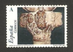 Stamps Spain -  4055 - el románico aragonés, capitel de la iglesia de santiago de jaca