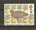 Stamps United Kingdom -  Los doce dias de Navidad.