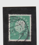 Stamps Germany -  Theodoer Heuss