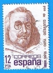 Stamps Spain -  Francisco de Quevedo