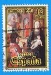 Stamps Spain -  Navidad 1981  ( Adoracion de los Reyes )