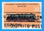 Stamps Spain -  XXIII congreso internacional de Ferrocarriles ( locomotara de montaña )