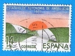 Stamps Spain -  Estatutos de autonomia ( Andalucia )