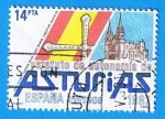 Stamps Spain -  Estatuto de Autonomia (Asturias )