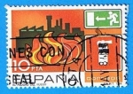 Stamps Spain -  Prevencion de accidentes laborables ( Peligro de fuego )