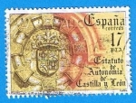 Stamps Spain -  Estatutos de Autonomia ( Castilla y Leon )