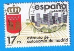 Stamps Spain -  Estatutos de autonomia (Madrid )