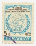 Sellos de America - Paraguay -  40° Aniversario de la creación de la ONU