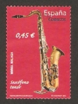 Sellos de Europa - Espaa -  instrumento musical, saxófono tenor