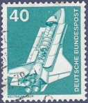 Stamps : Europe : Germany :  ALEMANIA Trasnportes Weltraumharbor 40