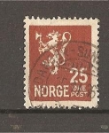 Stamps Norway -  Leon Rampante.