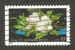 Stamps United States -  martín johnson heade, pintor americano, un cuadro 