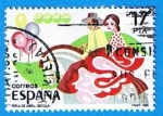 Stamps Spain -  Feria de Abril ( Sevilla )