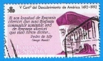 Stamps Spain -  V Centenario del descubrimiento de America ( Pedro de Ailly ( 1380-1454 ) 